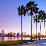Colorful,Sunrise,On,Coronado,Island.,San,Diego,,California,Usa.